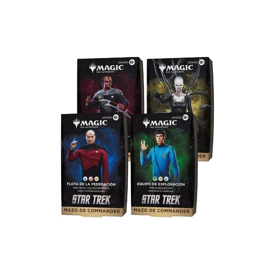 Magic the Gathering Star Trek Mazos de Commander Caja 4 | Nexus Sueca