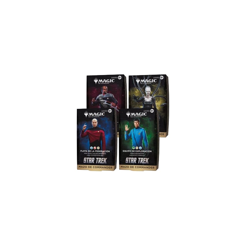 Magic the Gathering Star Trek Mazos de Commander Caja 4 | Nexus Sueca